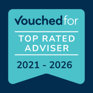 VouchedFor Top Rated Adviser 2021–2026